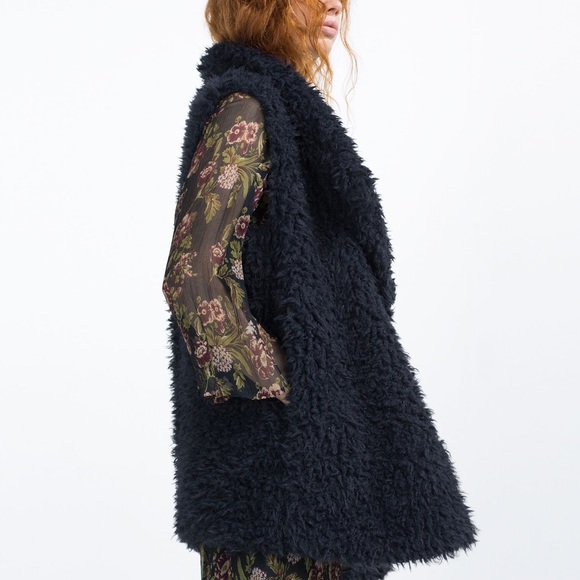 Zara Jackets & Blazers - SUPER SOFT & COZY SHAGGY VEST😘